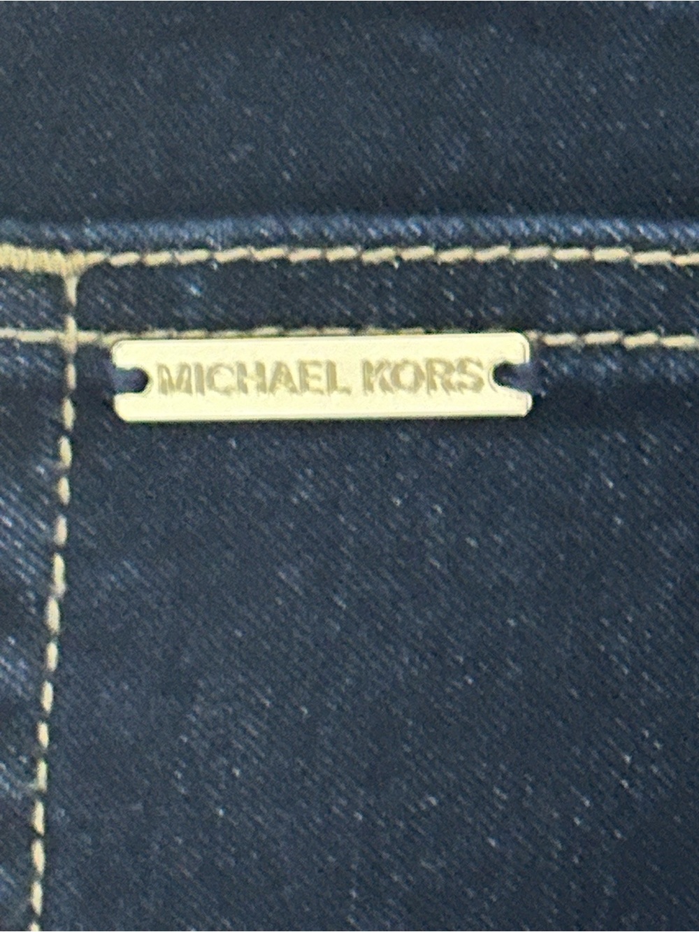 Michael Kors Black Flare Jeans with Contrast Stitching - Picture 5 of 6